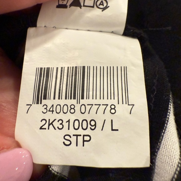 Chic Black and White Striped midi sleeveless Dress with cardigan /size M & L - Picture 15 of 15